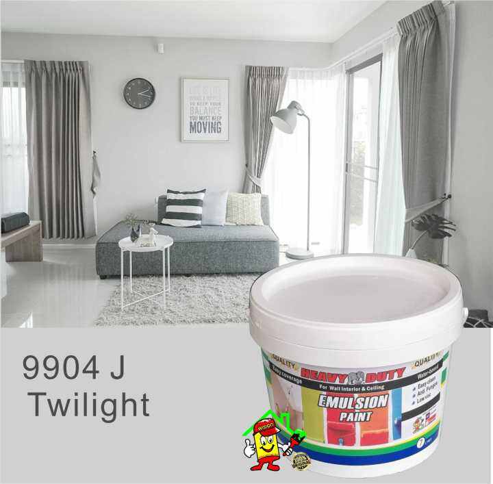 🔥 9904J TWILIGHT 🔥 7L HEAVY DUTY Emulsion paint / wision paint dealer