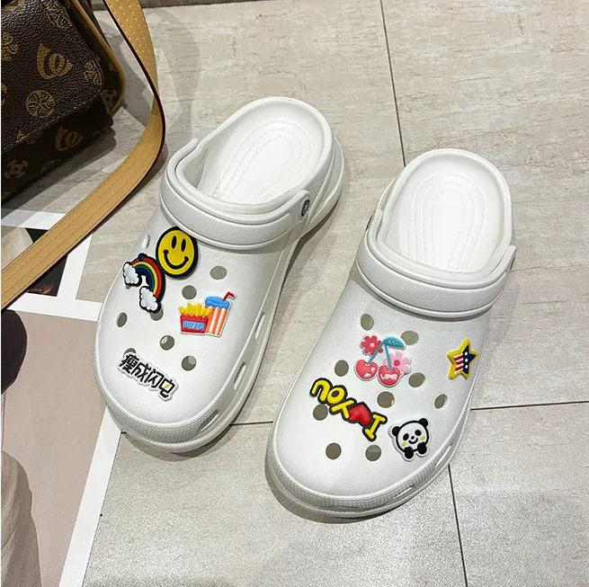 Crocs Classic Bae Clog highheeled Slippers Flipflops beach shoes