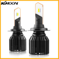 [Car Light]KKmoon หลอดไฟหน้ารถยนต์ LED กันน้ำ50W IP68 2ชิ้นหลอดไฟขับรถ LED ชุดแปลงแบบ All-In-One H7