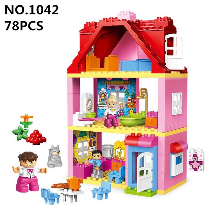 ใช้งานร่วมกับ-lego-girlfriend-series-large-particle-set-princess-house-childrens-educational-toy-birthday-gift