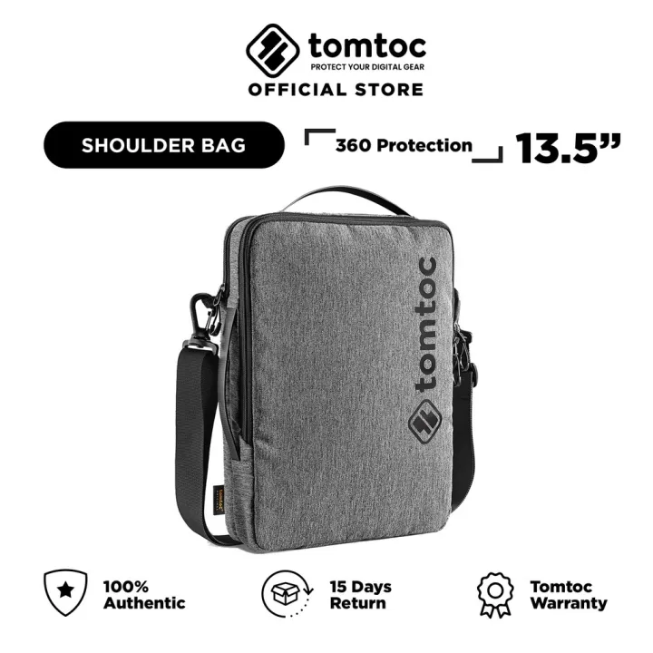 tomtoc Urban Crossbody Laptop Shoulder Bag H14 iPad Pro 12.9 inch