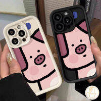 เคสรูปตัวการ์ตูนน่ารักรูปหมูน่ารักใช้ได้กับ IPhone 7Plus XR XS X Max 11 15 14 13 12 Pro Max 7 15 6 8 6S Plus SE 2020เป็นคู่เคสหลังนิ่มกันกระแทก