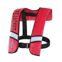 Automatic inflatable life jacket with reflective tape Portable marine professional Large buoyancy adult fishing life vest