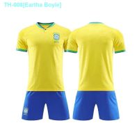 ∈◐ 2223Brazil Main Away Jersey10No. Neymar Adult and Children Competition Training Clothes Short-Sleeved Football Suit Cust