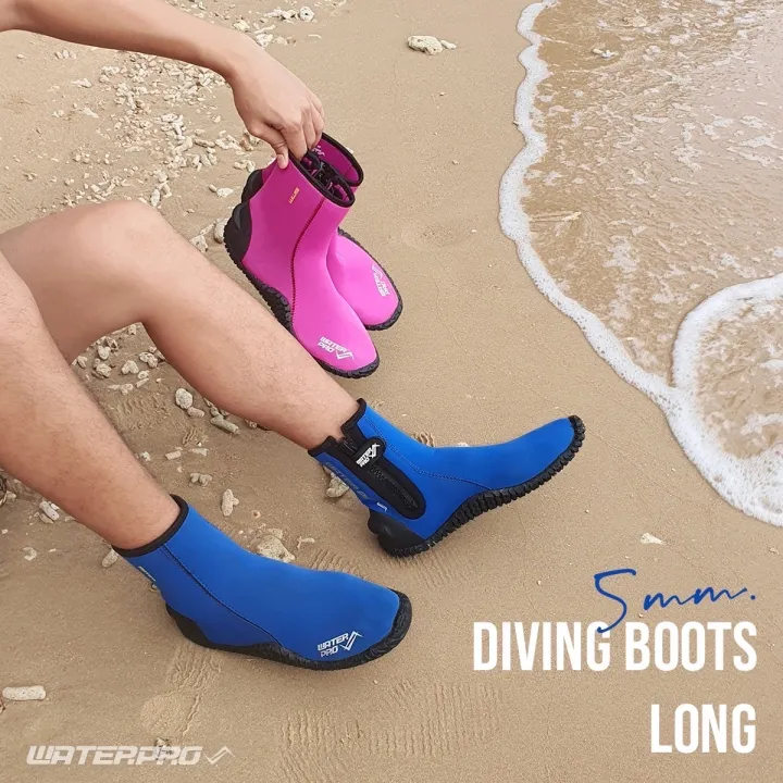 รองเท้าดำน้ำ WATER PRO 5MM Diving Boots Lazada.co.th