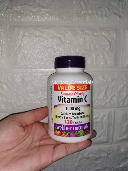 ber Naturals Vitamin C Calcium Ascorbate 1000 mg Stomach Friendly