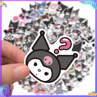 ? JCTTTY ? สติกเกอร์ Kuromi อะนิเมะ100ชิ้นสติกเกอร์กีตาร์สเก็ตบอร์ดสติกเกอร์กราฟฟิตีกันน้ำ