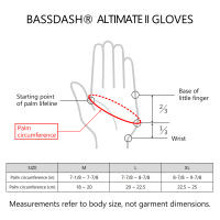 Bassdash UPF 50+ Men’s Breathable Fingerless Gloves with Gripping Palm Quick Dry Sun Protection Fishing Gloves