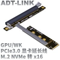 【Worth-Buy】 M.2 NVMe อินเทอร์เฟซ PCIe3.0 X16 Riser ขยายสายเคเบิลการทำเหมืองแร่4Pin Power GPU สำหรับ GTX1080 Ti กราฟิก NVIDIA BTC Miner