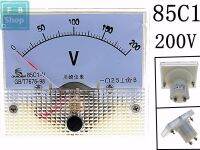 【☸2023 New☸】 longshe8147471 1ชิ้น85c1 200V แบบเข็มแรงดันไฟฟ้ากระแสตรงแผงมิเตอร์โวลต์มิเตอร์