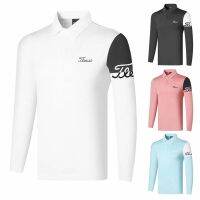 Titleist Golf clothing male breathable long-sleeved outdoor sports quick-drying Polo unlined upper garment to absorb sweat golf coat lapels