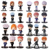 4-8 Buah/set Mainan โมเดลการ์ตูน Mainan Boneka Jujutsu Kaisen Gojo Satoru Yuji Itadori Mainan