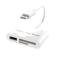 【CW】 3 1 USB Card Reader Type C Cable Connection for Macbook Port