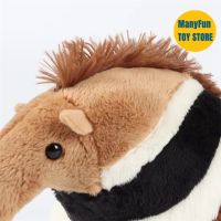 ตุ๊กตาของเล่นตุ๊กตาน่ารัก Plushie Tamandua เหมือนจริงสัตว์จำลองเสมือนจริงตุ๊กตาของเล่น Kawai ของขวัญ2023ใหม่