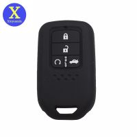 【cw】 Xinyuexin Silicone Car Key Cover Case for Honda 2016 2017 CRV Pilot Accord Civic Fit Freed Remote Key Jacket Holder Protector