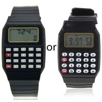 Fad Children Silicone Date Multi-Purpose Kids Electronic Calculator Wrist Watch