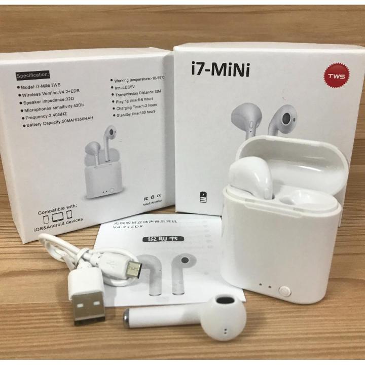 i7s TWS Mini Bluetooth Stereo Headphones Air Pods Wireless Headsets Ear Pods Earbuds with Charge Box PH