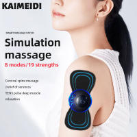 KAIMEIDI สติกเกอร์เครื่องนวดชีพจรปากมดลูกเครื่องนวดหน้ามินิเครื่องนวดคอไฟฟ้า