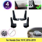 4PCS for Honda Civic 10 FC 2016 2017 2018 2019 New Mudguards Mudflaps