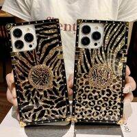 [สุดฮอต2023] เคสโทรศัพท์เสือดาวแวววาวสุดหรูสำหรับ Samsung Galaxy S21 FE 5กรัม S20 S22 S23พิเศษ S10 S9 A22 A73 A32 4G A52 S A14ฝาหลัง