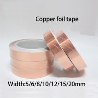 ❄☇ 20 Meters Single Side Conductive Copper Foil Tape Strip Adhesive EMI Shielding Heat Resist Tape