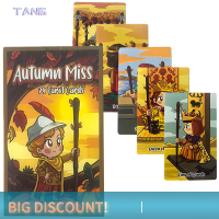 ?【Lowest price】TANG 12*7ซม.ฤดูใบไม้ร่วงนางสาวไพ่ทาโรต์คำทำนาย divination Deck Family PARTY BOARD เกม