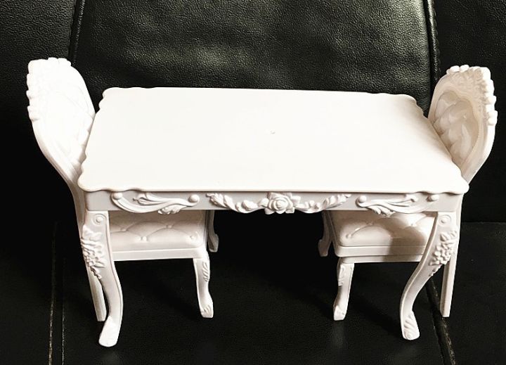 ตุ๊กตา-bjd-16-เฟอร์นิเจอร์ห้องครัวโต๊ะรับประทานอาหารเก้าอี้อุปกรณ์แต่งหน้าเก้าอี้-diy-ตุ๊กตาบาร์บี้ตกแต่ง