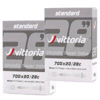 1คู่ Vittoria Lite มาตรฐานบิวทิล SV ยางใน700x2 028C สำหรับ28 "700C จักรยานถนน486080มิลลิเมตร P Resta ก้านวาล์ว