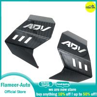 Flameer ชิ้นส่วนมอเตอร์ไซค์ปีกสปอยเลอร์ ABS สำหรับฮอนด้า Adv160คาร์บอนไฟเบอร์