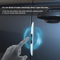 【CW】 Autocollants décoratifs pour pare-choc de voiture avec Airbag barre protection porte bande universelle élimine l  39;électricité statique