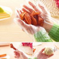 【hot sale】❅ D13 100Pcs Disposable Plastic Transparent BBQ Gloves Hand Protect Food Health Tool