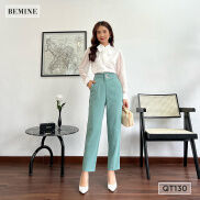 Quần tây BAGGY khoen eo BEMINE QT130XANH