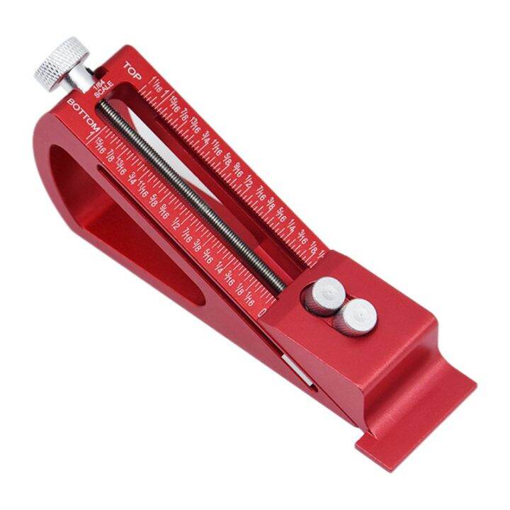 Adjustable Woodworking Pad Block Height Gauge Table Saw Height Gauge