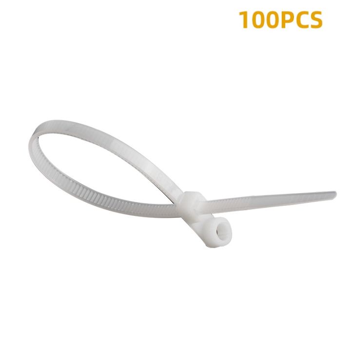 100pcs-nylon-cable-tie-4x200-fixed-cable-tie-nylon-cable-zip-ties-with-screw-hole-mount-self-locking-loop-wrap-bundle-tie-straps