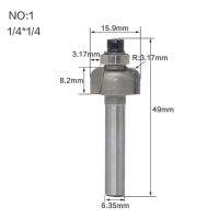 【☑Fast Delivery☑】 chenguang ดอก1/2เซาะร่องทรงกลมรัศมี1/4 "1ชิ้นกล่อง Cnc บิตเราเตอร์จมูกกลมสำหรับงานไม้อุตสาหกรรมเกรด1ชิ้น