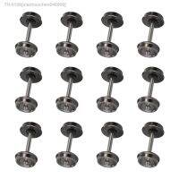 ₪卍♗ xianhaochen048906 Dc rodas metálicas para trem ho escala 1:87 33 polegadas c8725 12pcs