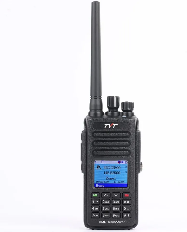 HESENATE TYT MD-UV390 Dual Band VHF UHF DMR Radio W/GPS Waterproof  Dustproof IP67 Two Way Radio w/Free Cable Lazada PH