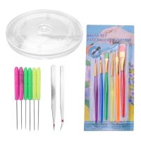 15 Pcs Cookie Decorating Kit Supplies,Cookie Turntable,Cookie Brushes,Scriber Needles for Kitchen