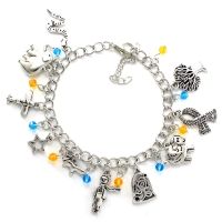 The Little Prince Charm Bracelet Le Petit Prince Wrisband Cute Cartoon Jewelry Rose Fox Snake Bangle Bracelets Children Gift