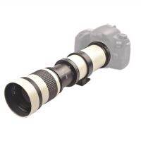 Lightdow Zoom Telefoto 420-800มม. กล้องเทเลโฟโต้ดาราศาสตร์สำรวจดวงจันทร์ภาพถ่ายนกภูมิทัศน์ T-Mount SLR เลนส์มือ