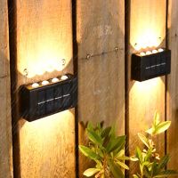 4/6 Wall Lamp Outdoor Up Down Lighting Garden Decoration Lights Stairs Fence