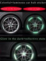 【cw】 Car reflective laser luminous hub collision Personalized creative motorcycle 【hot】