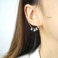 Lily ear cuff. (ต่างหูทรงระย้า เพิ่มห่วงใส่เป็น ear cuff ได้)