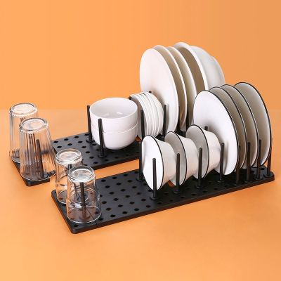 Kitchen Shelf Organizer escopic Dish Plate Drying Rack Bowl Pot Lid Storage Holder Adjustable Kitchen Dish Drying Rack