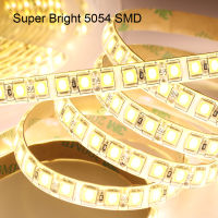 หลอดไฟLED Strip 5M 5054 SMD 60LED/120LED 12V DCเทปกันน้ำLEDแบบยืดหยุ่นสำหรับตกแต่งบ้าน 10 สี