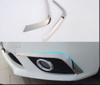 For Nissan Sentra Sylphy 2016 2017 2018 2019 Front Fog Light Foglight Lamp Cover Trim Bezel Eyebrow Eyelid Molding Decoration