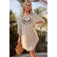 Sunflower Bikini Cover Up Sexy Swimsuit Beach Dress Women 2022 Summer Bathing Suit Beachwear Shirt Dresses