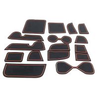 30Pcs Gate Slot Pad for -V Vezel 2021 2022 Accessories Interior Non- Anti Dust Cup Holder Inserts