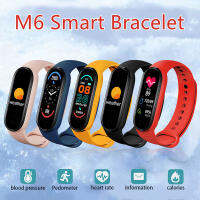 นาฬิกาอัจฉริยะ M6 สายรัดข้อมืออัจฉริยะ นาฬิกาสมาร์ท Smart watch wristband IP68 วัดออกซิเจนในเลือดมี วัดชีพจร ความดัน นับก้าว