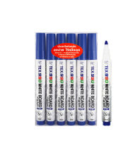 เท็กซ์ ปากกาไวท์บอร์ด รุ่น 990 สีน้ำเงิน แพ็ค 12 ด้าม / TEX Whiteboard Pen#990 Blue 12 Pcs/Pack